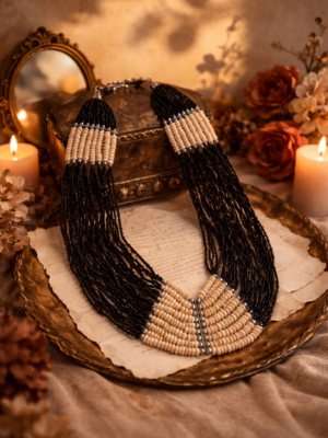 Noir Ritual Tassel Necklace